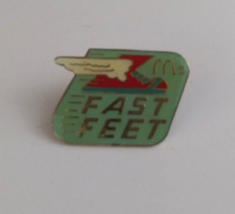 McDonald&#39;s Fast Feet McDonald&#39;s Employee Lapel Hat Pin - $7.28