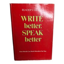 Reader&#39;s Digest Write Better, Speak Better Hardcover 1972 Vintage Book - £3.78 GBP