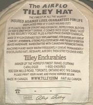 Tilley&#39;s of Canada &quot;Airflo&quot; sun hat size 7-1/2; GREAT shape! with verdigris - £39.15 GBP