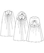 Folkwear#207 Kinsale Cloak Ladies Irish Ireland Cloaks Capes Sewing Pattern - $23.87 CAD