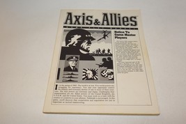 1984 MB Axis &amp; Allies Board Game Game Play Manual Replacement Pieces - £6.99 GBP