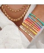 Boho Chic 9-Piece Bracelet Set – Trendy Summer Beach Stacking Jewelry - $20.36 CAD