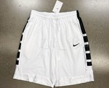NWT Nike DN4002-100 Men Dri-FIT Elite  Basketball Shorts LooseFit White ... - £26.24 GBP