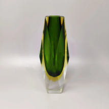 1960s Astonishing Green Vase By Flavio Poli for Seguso. Made in Italy - $540.00