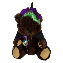 Dakin Theodore Teddy Bear Brown 1981 Jointed 14&quot; in Halloween Witch Cost... - £27.57 GBP