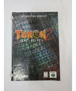Turok 2 Seeds of Evil Nintendo 64 N64 Instruction Booklet - $144.06 MXN