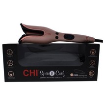 Chi ceramic spin n curl ceramic rotating curler rose gold 1 inch 656648 thumb200