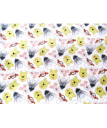Fabric Springs Pooh &amp; Friends Eeyore Tigger Piglet on White $5.95 for 1/... - $109.14 MXN