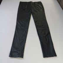 AA Apperloth Women's Faux Leather Pants Skinny Black Pants Size XL (32×28.5) image 15