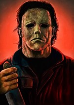 Michael Myers Poster | Framed Art | Halloween Movie | NEW | USA - £15.94 GBP