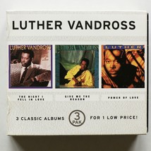 Luther Vandross 3 CD Box Set, Power of Love, Give Me the Reason, The Night I... - £14.40 GBP