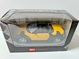 DAIHATSU COPEN  X-PLAY Yellow Black Model Car Pullback Mini Car Limited ... - £34.30 GBP