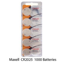 Maxell CR2025 Battery 3V Lithium Coin Cell (1000 Count) - Tracking Included! - £405.20 GBP