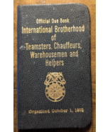 1961 International Brotherhood Teamsters, Chauffeurs Dues Book Cannery W... - $20.09 CAD