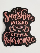 Sunshine Mixed with a Little Hurricane Multicolor Sticker Decal Embellishment - £2.29 GBP