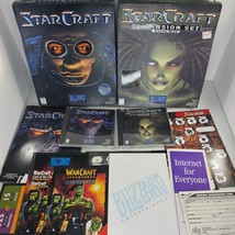 StarCraft Terran Cover + Brood War Expansion Set - PC CD - BIG BOX - £294.98 GBP
