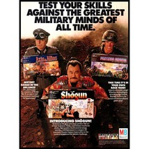 1988 Milton Bradley Board Game Vintage Print Ad Axis Allies Shogun Wall Art - £8.20 GBP