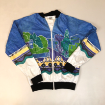 Vintage NY Road Runners Club Hayes Design 1992 Tyvek Windbreaker Graphic Jacket - £71.38 GBP
