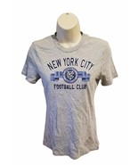 Adidas NYCFC New York City Football Club Girls Gray XL Size 16 TShirt - $411.26 MXN