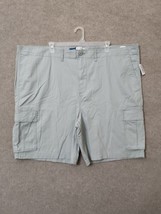Old Navy Lived in Straight Cargo Shorts Mens 54 Gray Cotton Stretch NEW - £23.43 GBP