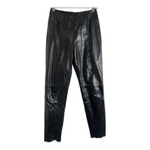 Verducci Black Vintage 80s Genuine Leather Pant Size 8 - £106.44 GBP
