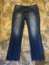 Wrangler Texas Stretch Mens Mid Waist Straight Denim Jeans!!(40x33) - $24.70