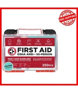 Versatile OSHA/ANSI First Aid Kit - 250 Pieces for Industrial, Home &amp; Tr... - $972.66 MXN