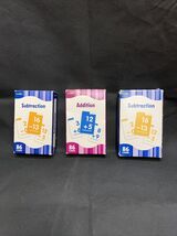 Lot of 3 Flash Kids Addition Subtraction Flash Cards Educational Math KG - $9.89