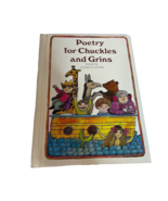 Vintage 1968 Kids 1st Ed Poetry for Chuckles and Grins Leland Jacobs Har... - $9.46