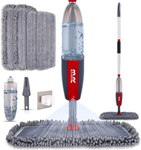 Spray Mop for Floor Cleaning with 4 Washable Reusable Pads a 360ML Refillable Bo - £20.16 GBP