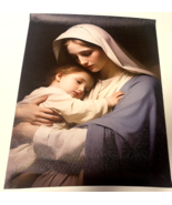 Blessed Mother with Child Unframed Canvas, 10&quot; x 8&quot; New #Gftshp-1 - €6,85 EUR