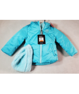 Gerry 3-in-1 Puffer Jacket Girls Tall 2 Blue Pockets Long Sleeve Hooded ... - $36.17