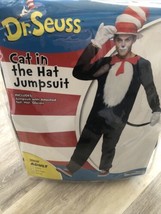 Dr. Seuss Adult Costume Cat In The Hat Large /X-Large Spirit Of Halloween - £36.54 GBP
