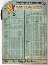Gates Rubber Radiator Hose &amp; Thermostat Specs Antifreeze Calculator  9&quot; ... - £23.66 GBP