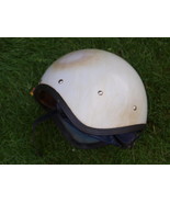 VINTAGE SOVIET RUSSIAN USSR MOTORCYCLE OPEN FACE HELMET STEAM PUNK - $81.45 CAD