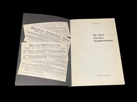 80 Jahre Zürcher Straßenbahnen Walter Trüb 1968 Tram History Book Zurich image 4