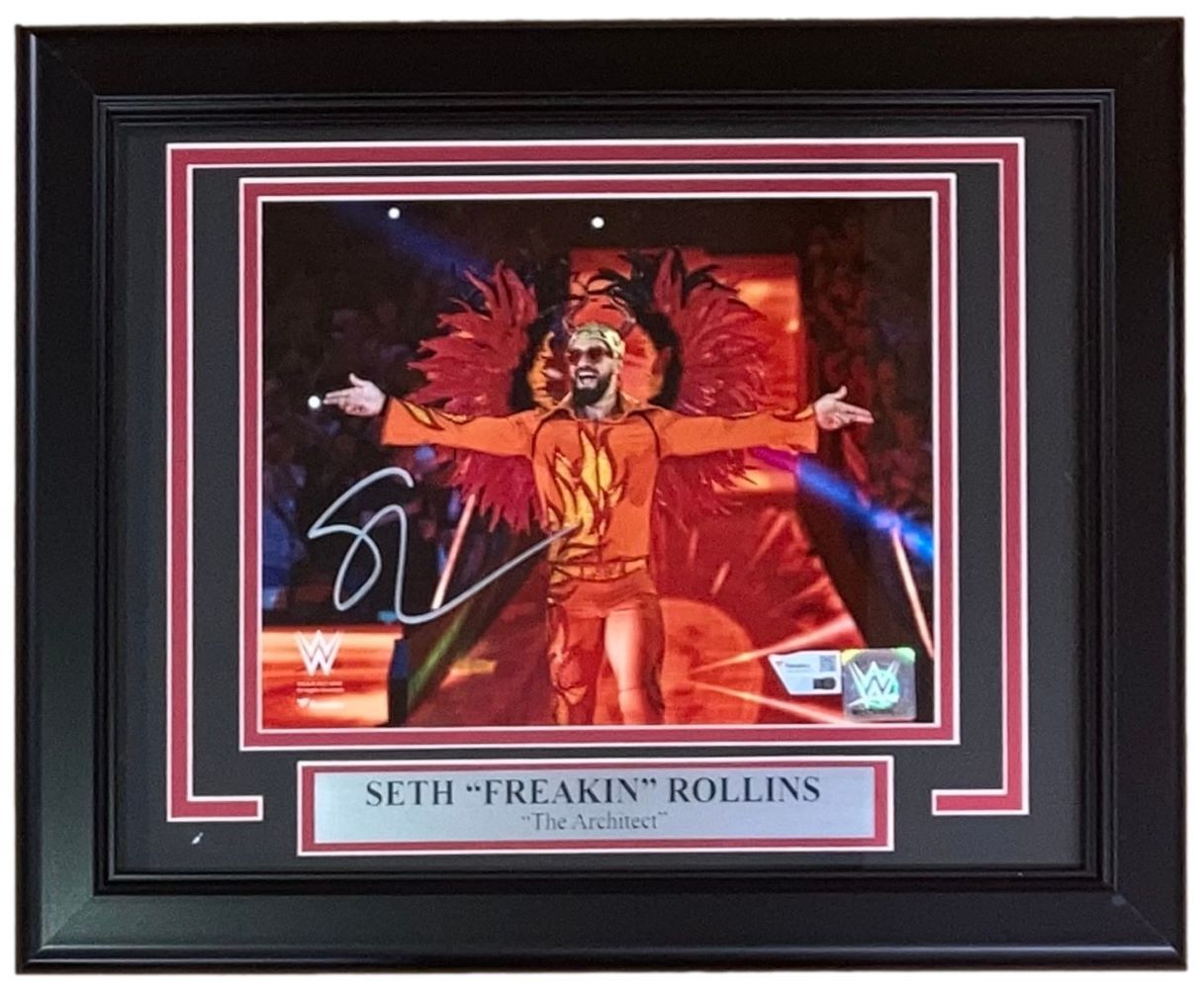 Primary image for Seth Rollins Signed Framed 8x10 WWE Clash At The Castle Photo Fanatics