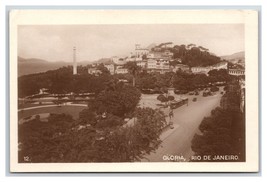 Gloria Hill Birds Eye View Rio De Janeiro Brazil UNP WB Postcard W8 - $5.01