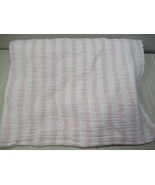 Aden &amp; Anais Baby Blanket Cotton Muslin pink rows stripes of flowers med... - £11.66 GBP