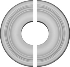 Maria Ceiling Medallion, 9 5/8&quot;Od X 3 1/2&quot;Id X 1 1/8&quot;P, Factory Primed,, 03500 - £24.71 GBP