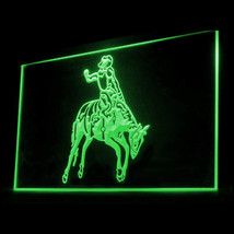 220032B Western Cowboy gallant Vintage Rodeo cool American West LED Light Sign - £17.57 GBP