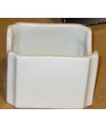 Ceramic Sugar Packet Holder  by Hall China Bright White - £3.91 GBP