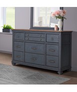 9-Drawer Dresser, Corduroy Blue - No Assembly - $21,768.54 MXN