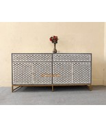 New handmade bone inlay buffet, bone inlay furniture, bone inlay cabinet, - $2,704.48 CAD