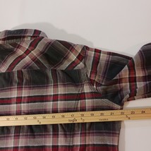 Carhartt 102260 054 Women's Red White Black Cotton Hamilton Flannel Shirt Large image 12