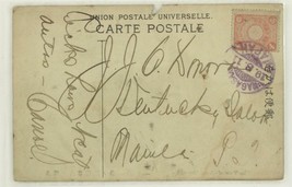Postal History Postcard 1911 Nagasaki Sailor Bar Mail Kentucky Salon Manila - £14.79 GBP