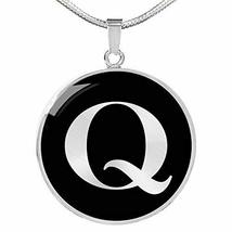 Initial Q v2a - Luxury Necklace Personalized Name Gifts - £32.08 GBP