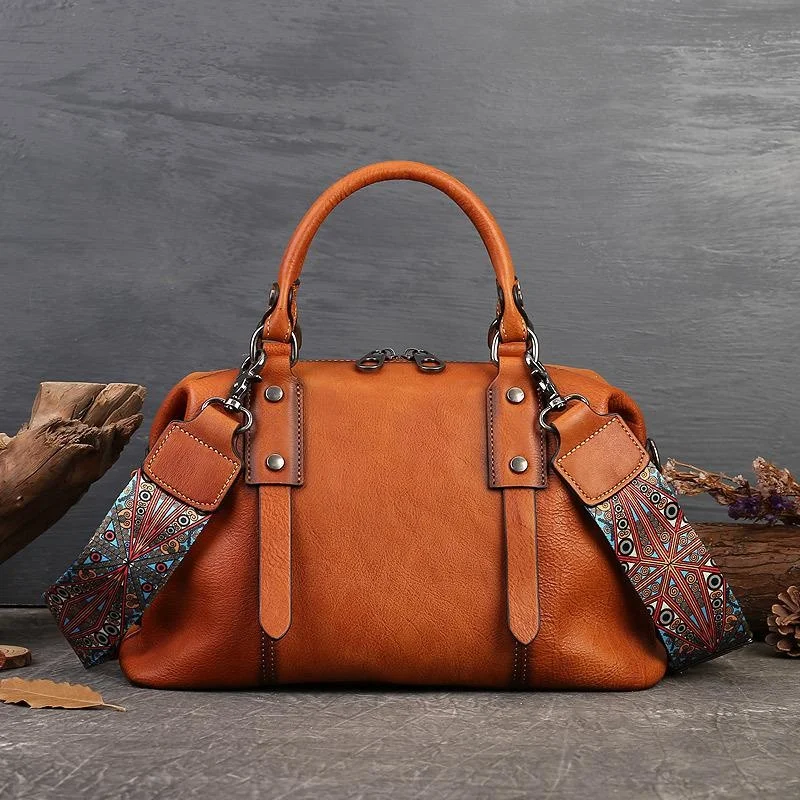   Leather Shoulder Bags For Women Handbags 2024  Luxury  Vintage Lady Handbag Ca - £70.31 GBP