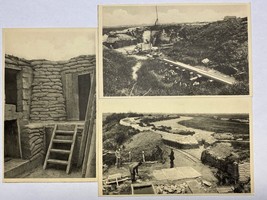 WWI, TRENCH OF DEATH, POSTCARD GROUPING OF 3 - $25.00