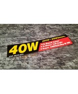 1 New &quot;40 Watt&quot; Door Decal for JVC RC-M90 Stereo Boombox Ghettoblaster S... - $15.00